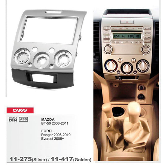 Carav 11-275 / Ford Ranger, BT50, Everest In Dash Car Radio Dash Trimplate