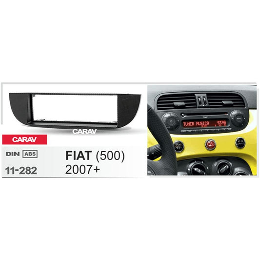 Carav 11-282 Fiat 500 In Dash Car Radio Trimplate