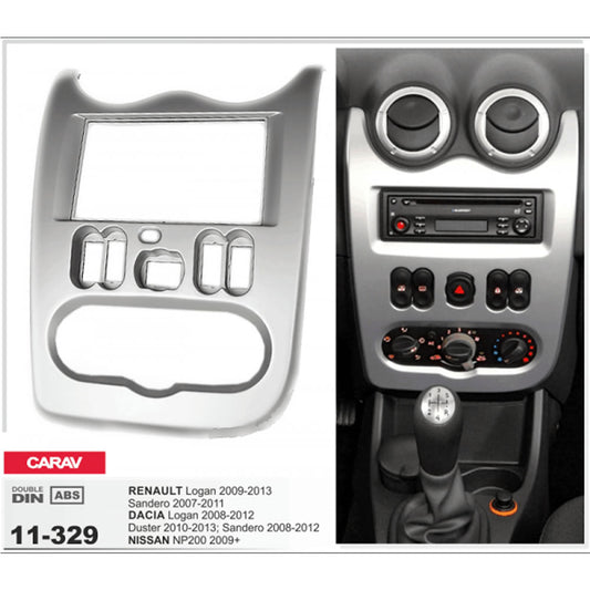 Carav 11-329 Nissan NP200 In Dash Car Radio Trimplate