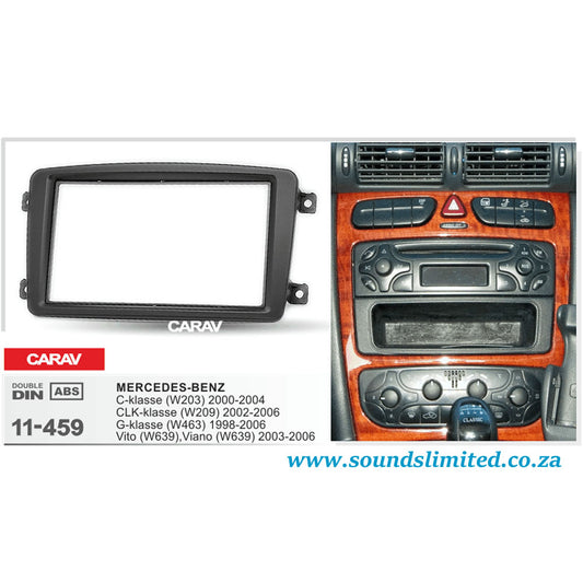 Carav 11-459 Merc In-dash Car Radio Trimplate