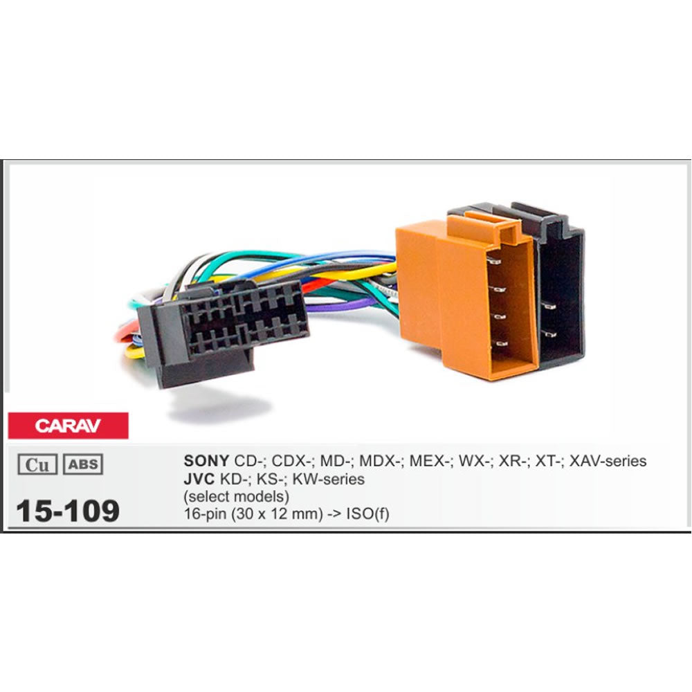 Carav 15-109 - Sony Car Radio (Headunit) Harness