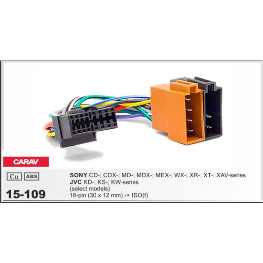 Carav 15-109 - Sony Car Radio (Headunit) Harness