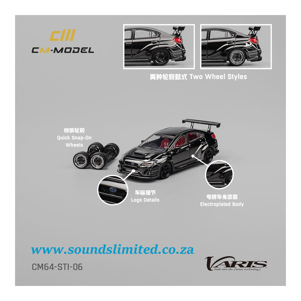 CM Model Subaru Varis Widebody 1.0 STI Chrome Black CM64-STI-06