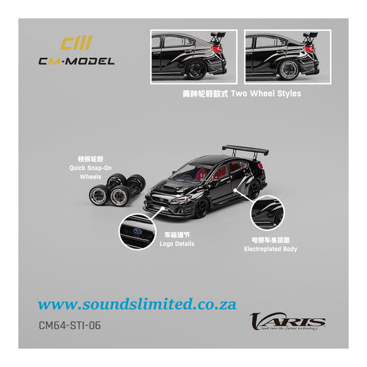 CM Model Subaru Varis Widebody 1.0 STI Chrome Black CM64-STI-06