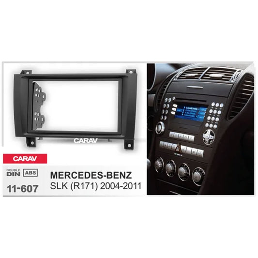 Carav 11-607 Merc SLK 171 2004-2011 In Dash Car Audio Trimplate