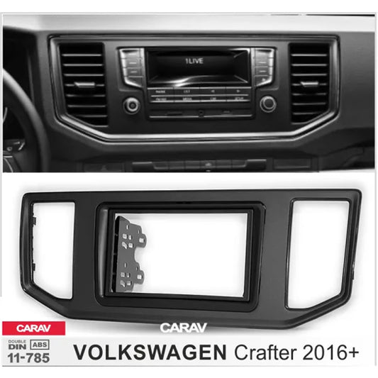 Carav 11-785 VW Crafter 2016+ In Dash Car Radio Trimplate