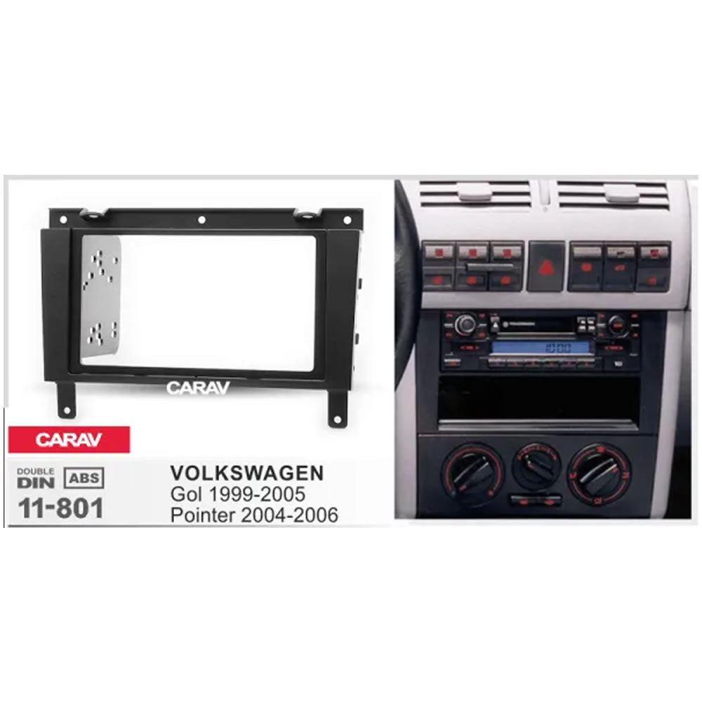 Carav 11-801 VW Car radio Trimplate