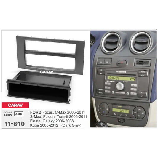 Carav 11-810 Ford Kuga, Fiesta, Focus in-dash installation kit / Radio trimplate
