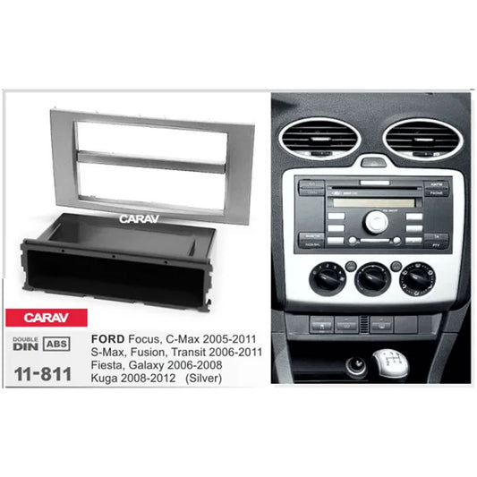 Carav 11-811 Ford Fiesta, Focus, C-Max, in dash Car Radio Trimplate