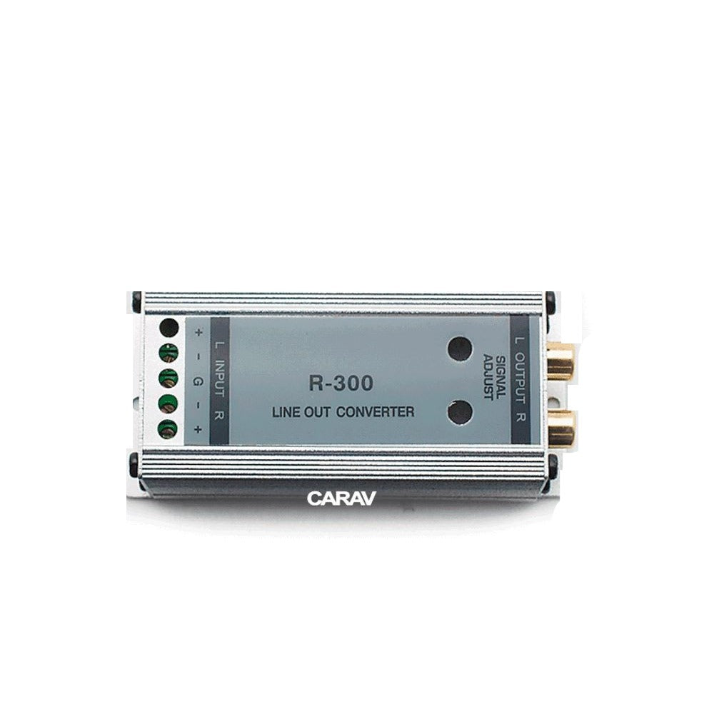 Carav R-300 2ch RCA Line Out Audio Signal Convertor