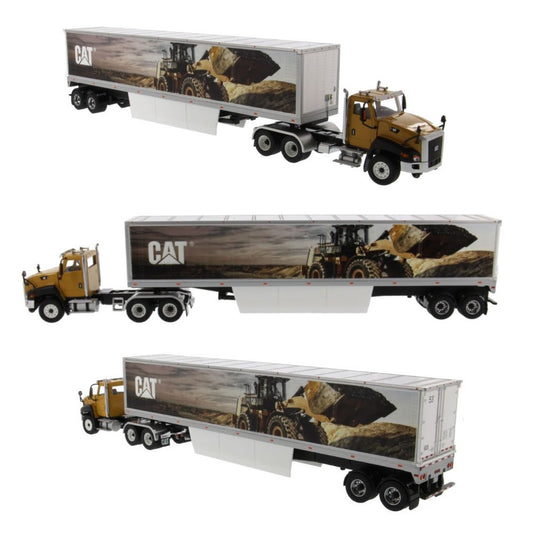 Caterpillar® 1/50 CAT CT660 Day Cab with CAT Mural Trailer 85666
