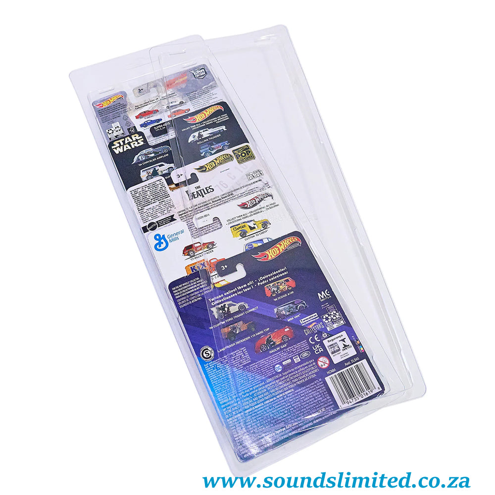 Clam Shell Protector Case for Set of 5 Hot Wheels Premium Pop Culture, Car Culture, Boulevard