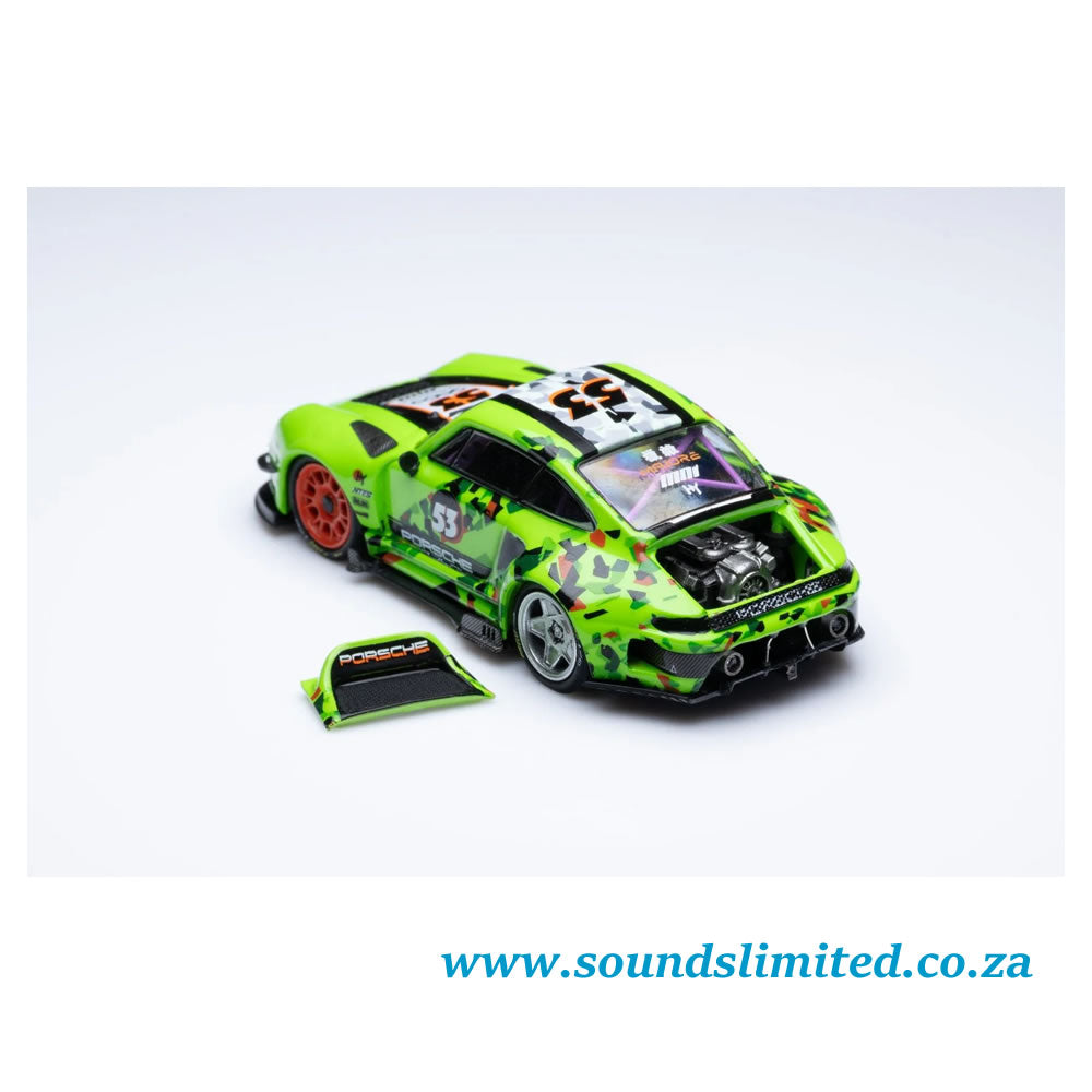 DCM x D.Bo - Porsche 911 (993) RWB Modified Ducktail - Green Limited edition