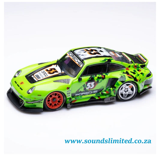 DCM x D.Bo - Porsche 911 (993) RWB Modified Ducktail - Green Limited edition