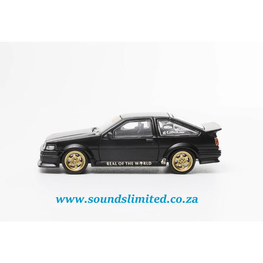 DCT #205 Toyota Corolla Levin GT-APEX AE86 Black RHD LL-046-205