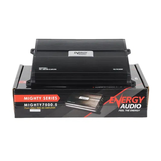 Energy Audio MIGHTY7500.5  - 5-Ch 75WX4 + 300x1 RMS at 4 Ohm
