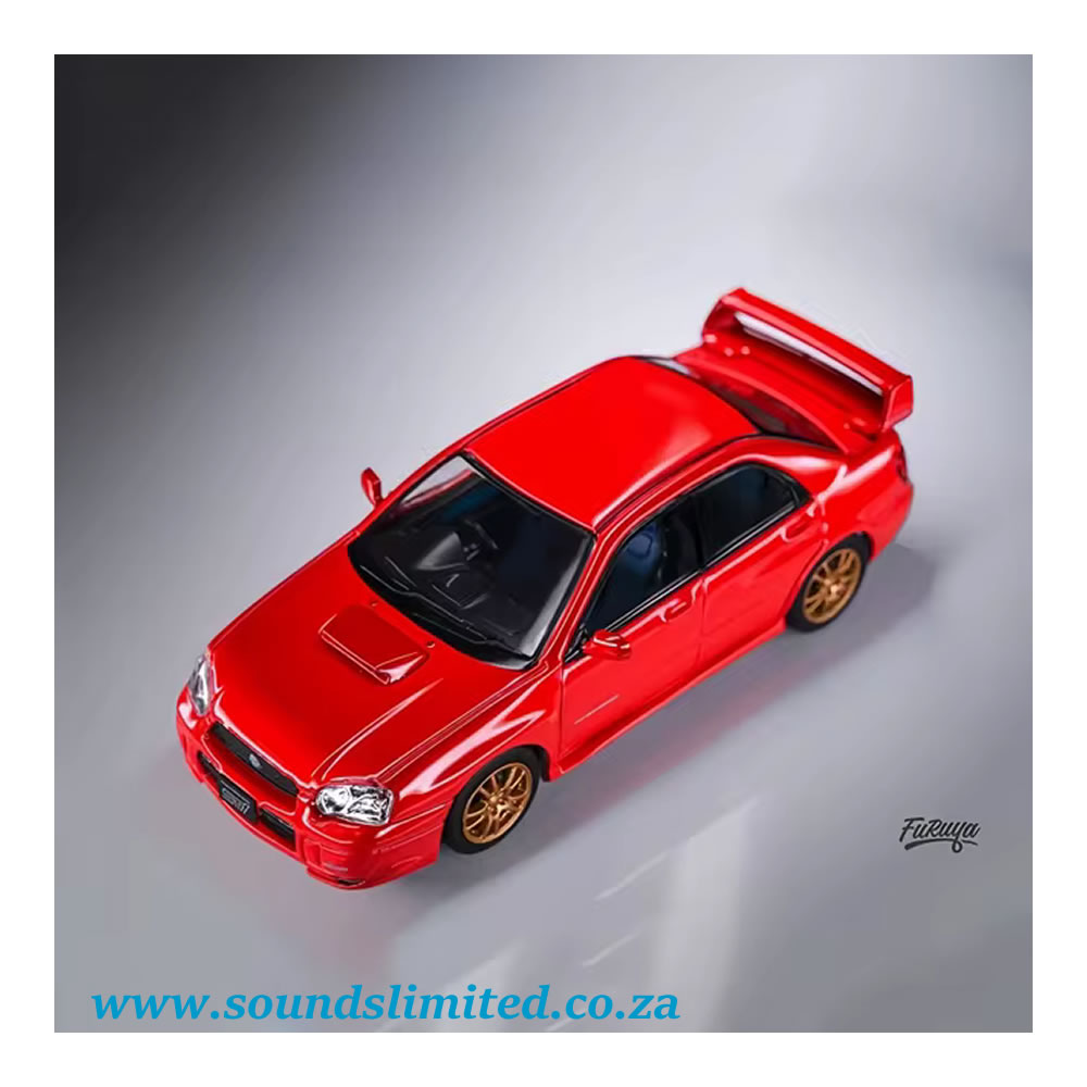Furuya 1/64 Subaru Impreza WRX STi GD Sedan Version 8 - Red