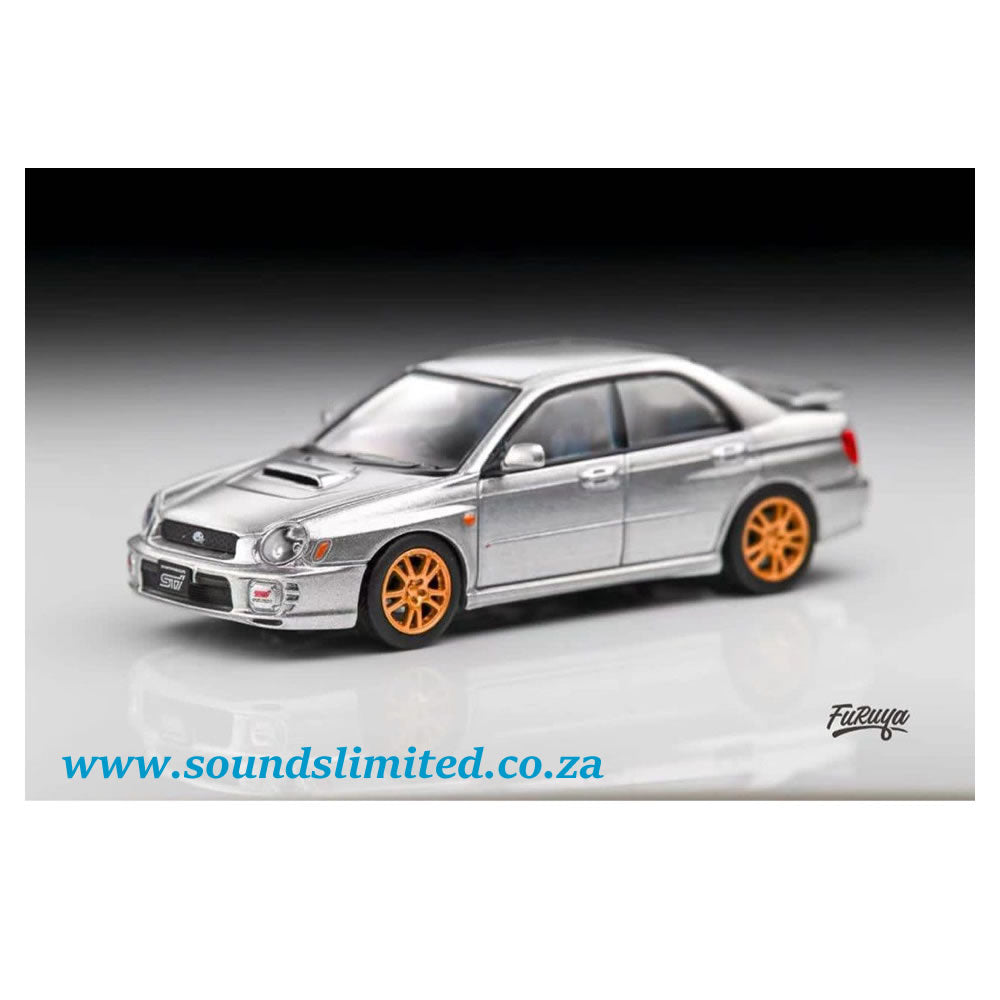 Furuya Subaru Impreza WRX STI Sedan Mk2 GD Bugeye 1/64 Silver