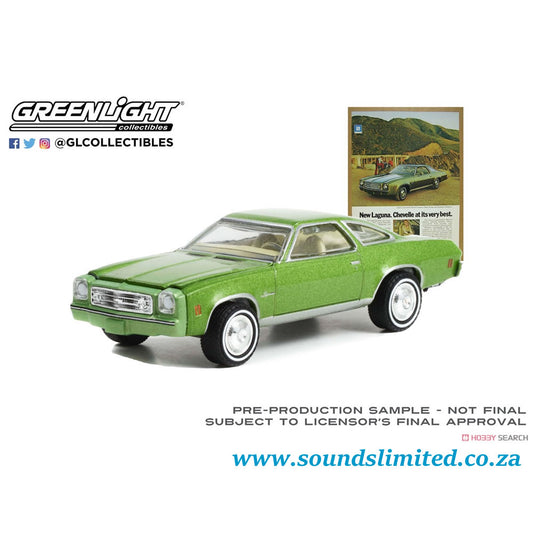 Greenlight 1973 Chevrolet Chevelle Laguna Colonnade Hardtop Coupe 1:64