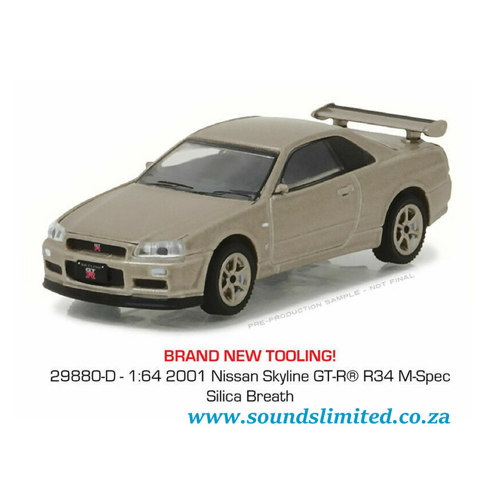 Greenlight 2001 Nissan Skyline GT-R R34 M-Spec Tokyo Torque Series 1