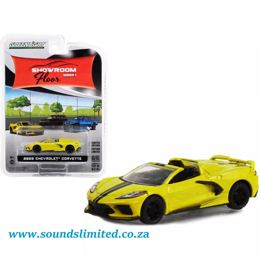 Greenlight 2022 Chevrolet Corvette C8 Convertible Accelerate Yellow