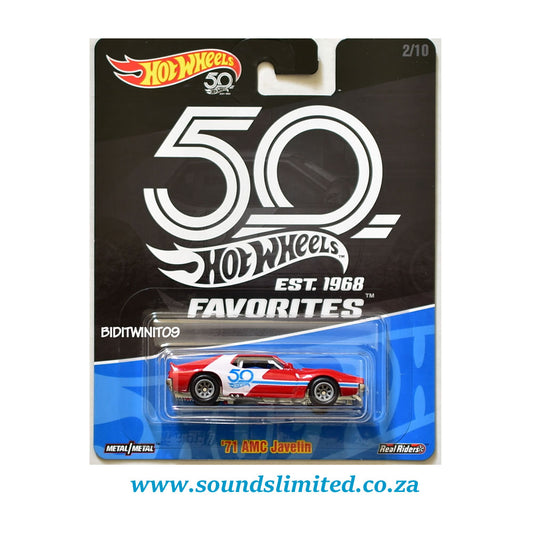 Hot Wheels 2018 50th Favorites '71 AMC Javelin Red