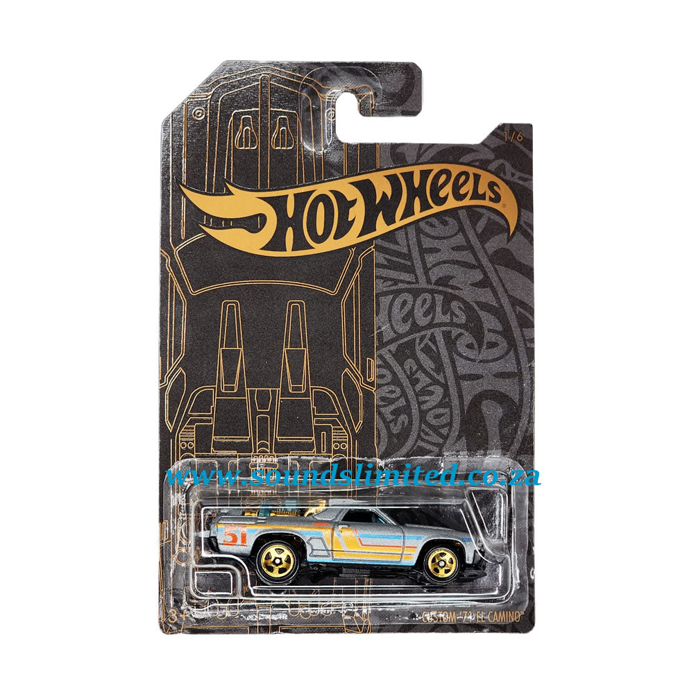 Hot Wheels Custom '71 El Camino Satin and Chrome Series Chevy GHN94