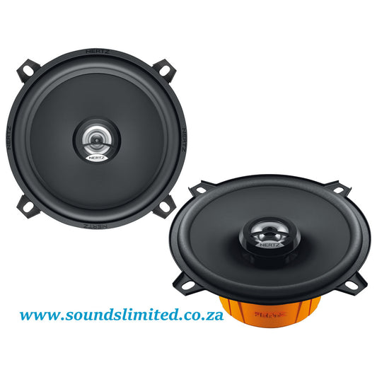 Hertz DCX130.3 130mm Two Way Coaxial 80 W 4 Ohm Speakers