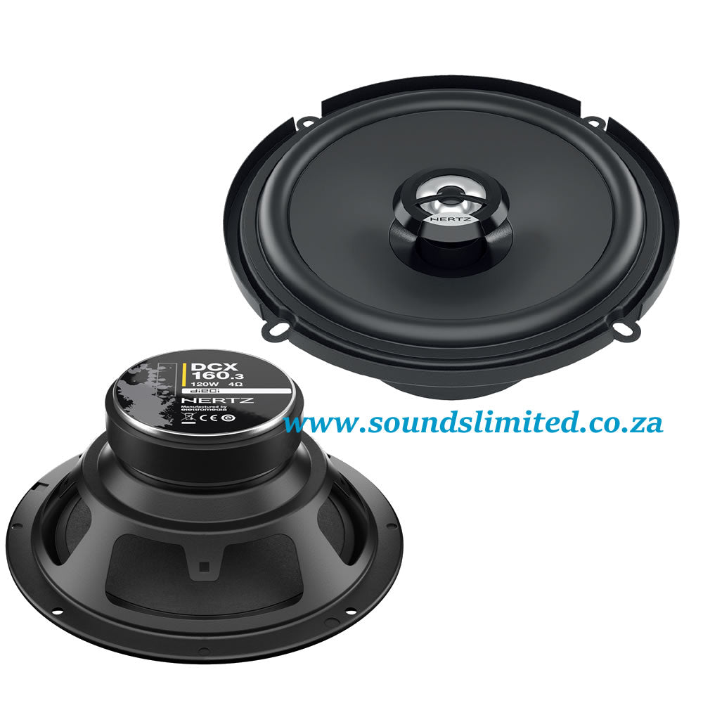 Hertz DCX160.3 160mm Two Way Coaxial 120 W 4 Ohm