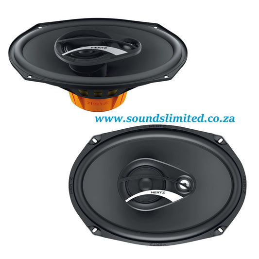 Hertz DCX690.3 6' x 9' in. Three Way Coaxial 180 W 4 Ohm Speakers