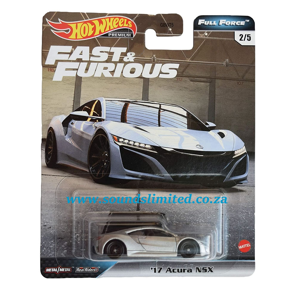 Hot Wheels Fast and Furious - Premium ‘17 Acura NSX