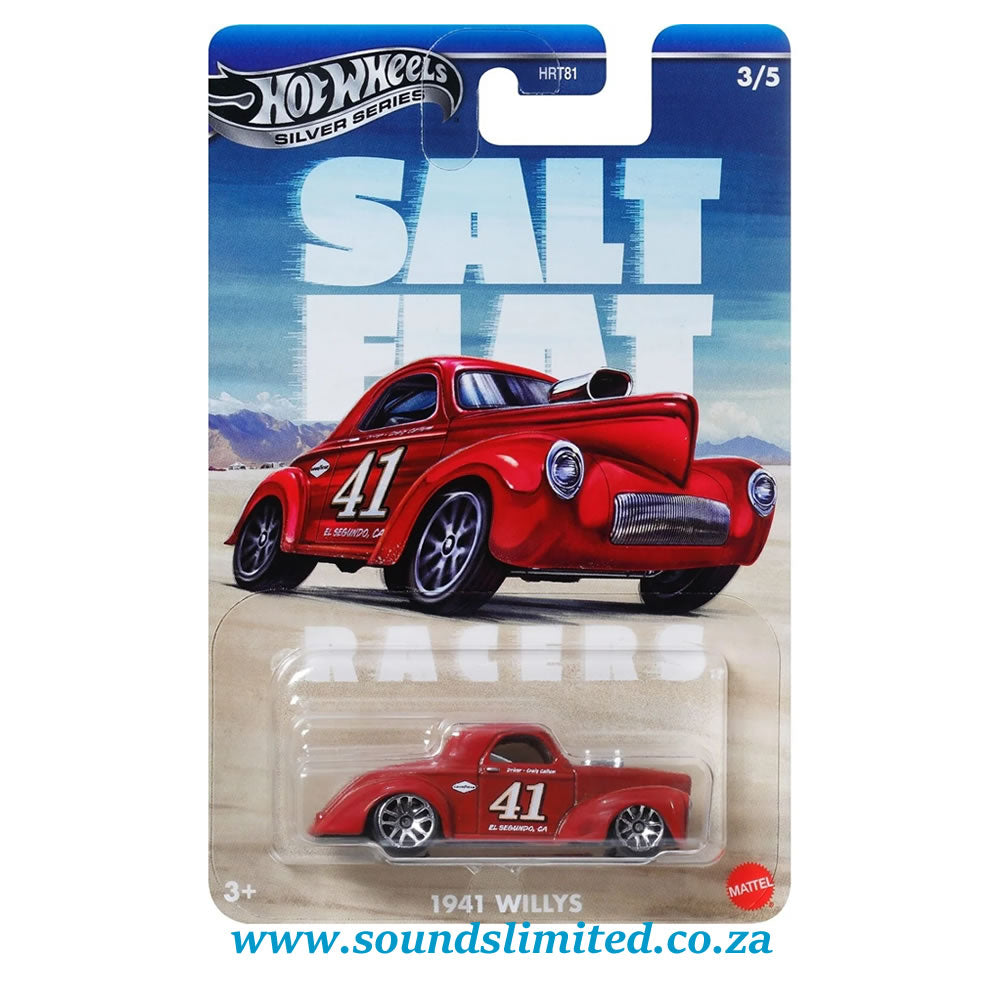 Hot Wheels 1941 Willys Salt Flat Racers Silver Series JBY83