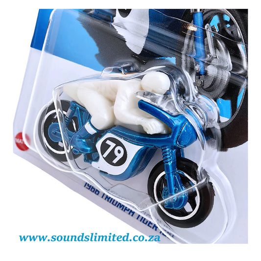 Hot Wheels 1966 Triumph Tiger 100 Factory Fresh HTD43