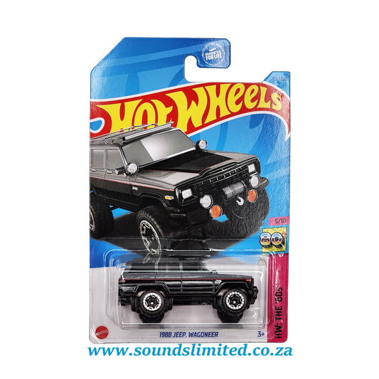 Hot Wheels 1988 Jeep Wagoneer Gray SUV Truck HW The '80s HKG86