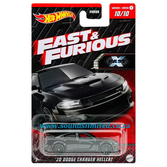 Hot Wheels 20 Dodge Charger Hellcat- Fast & Furious 10/10
