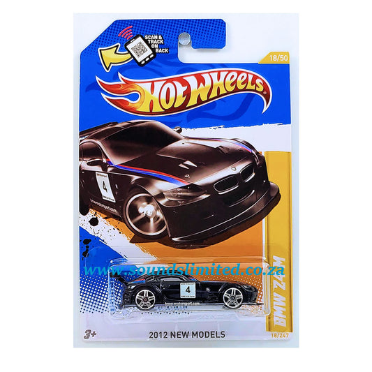 Hot Wheels 2012 New Models 18/50 # 4 BMW Z4 M Black