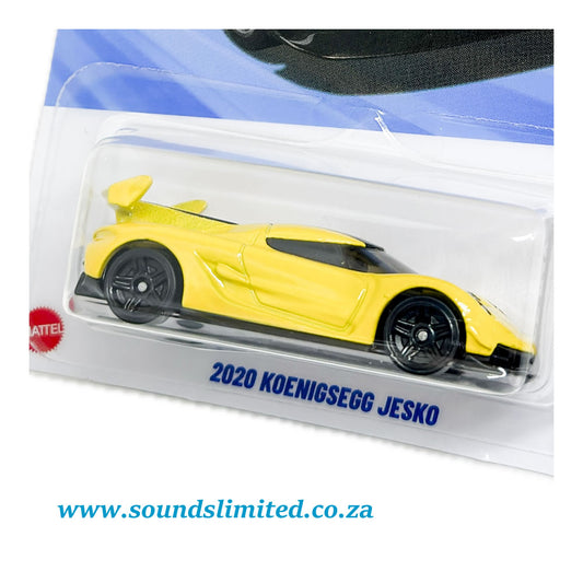 Hot Wheels 2020 Koenigsegg Jesko HYY66 Long Card
