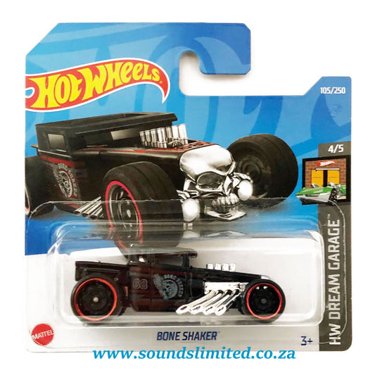 Hot Wheels 2022 Dream Garage 1:64 Vehicle Black Bone Shaker #4/5
