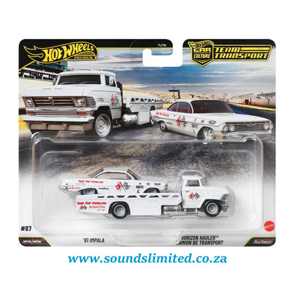 Hot Wheels 2026 Car Culture Team Transport #87 '61 Impala & Horizon Hauler JHX88