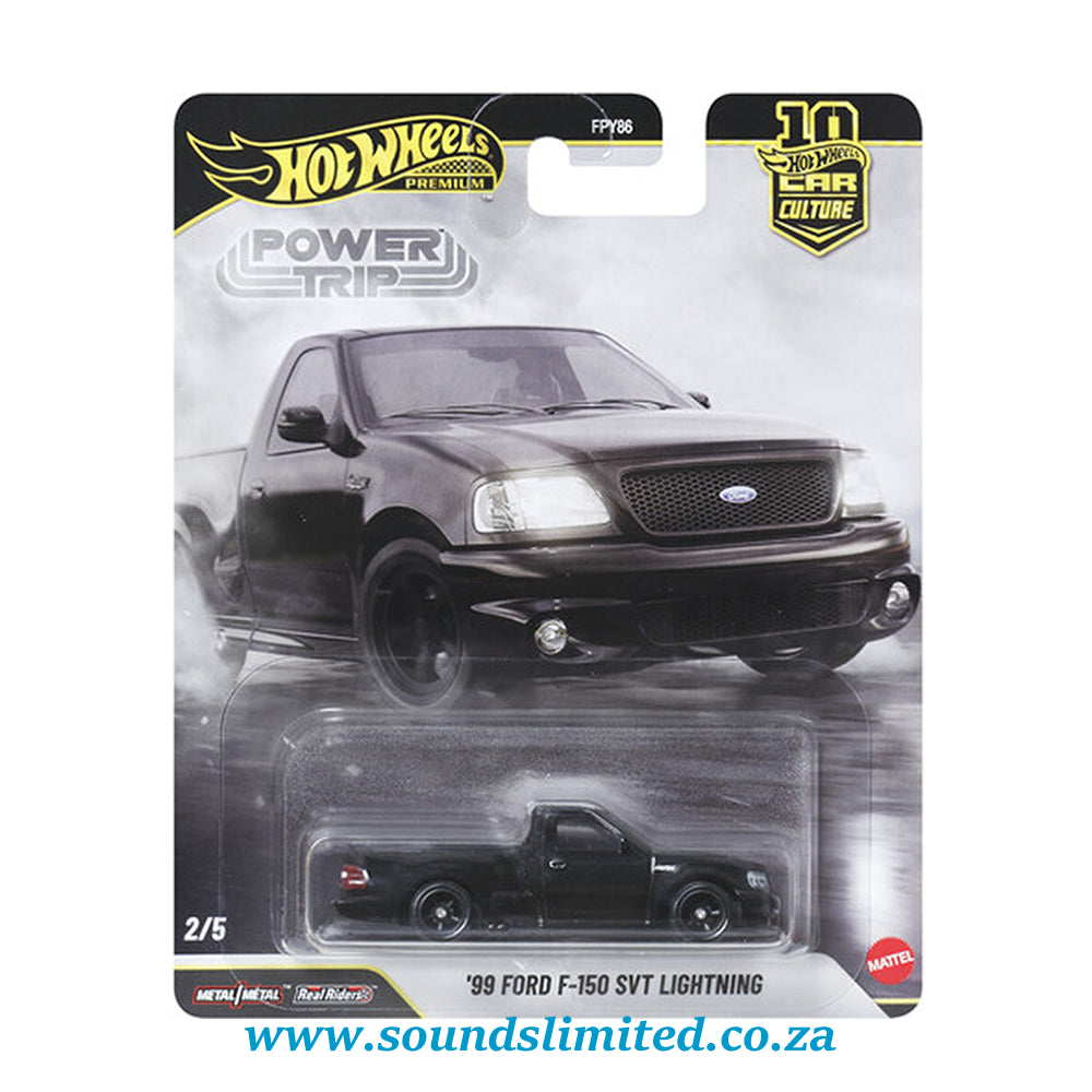 Hot Wheels 2026 Power Trip 1999 Ford F-150 SVT Lightning Pickup Truck Premium Car Culture JKF33