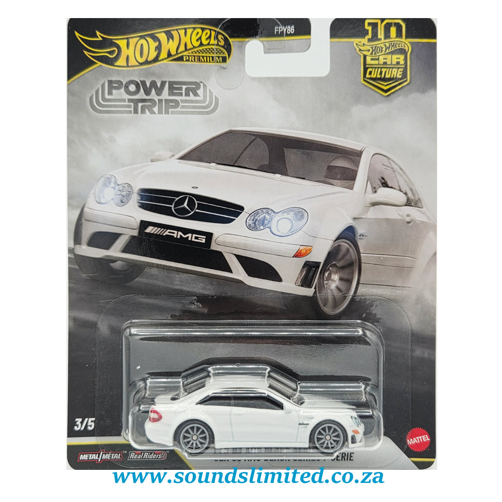 Hot Wheels 2026 Power Trip 2008 Mercedes-Benz CLK 63 AMG Black Series Premium Car Culture JKF29