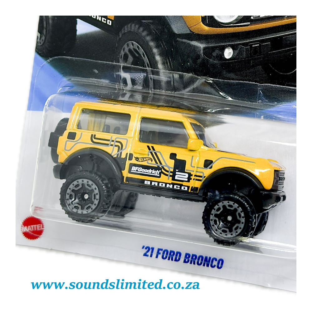 Hot Wheels '21 Ford Bronco HYX50 Short Card