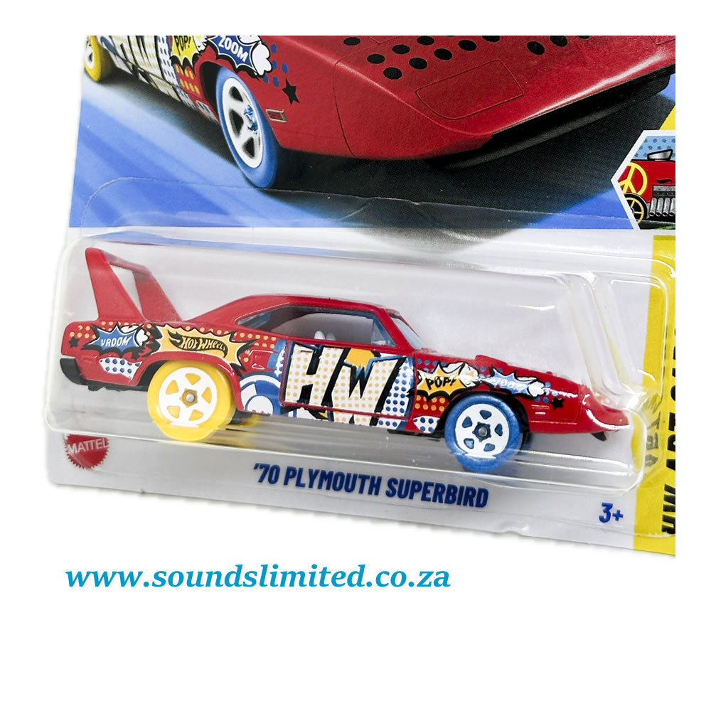 Hot Wheels '70 Plymouth Superbird HYX96 Long Card