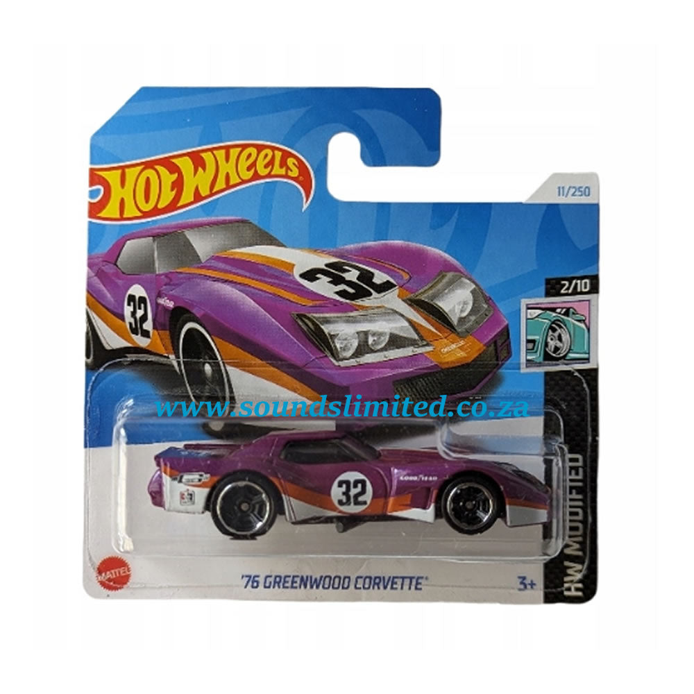Hot Wheels '76 Greenwood Corvette HW Modified #2 HTB67