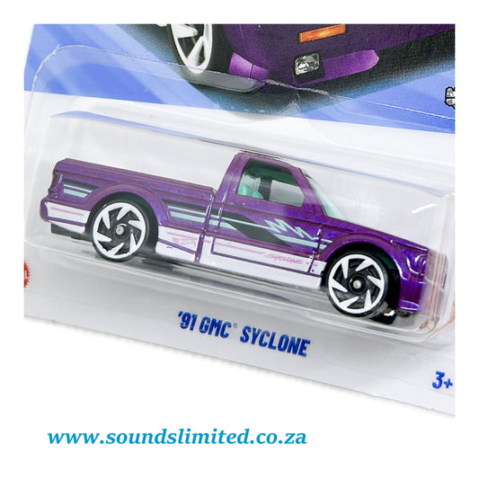 Hot Wheels '91 GMC Syclone HYY60 Long Card