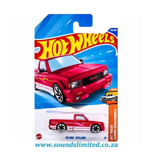 Hot Wheels '91 GMC Syclone JBB89 Long Card