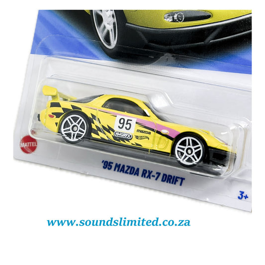 Hot Wheels '95 Mazda RX-7 Drift HYY95 Long Card