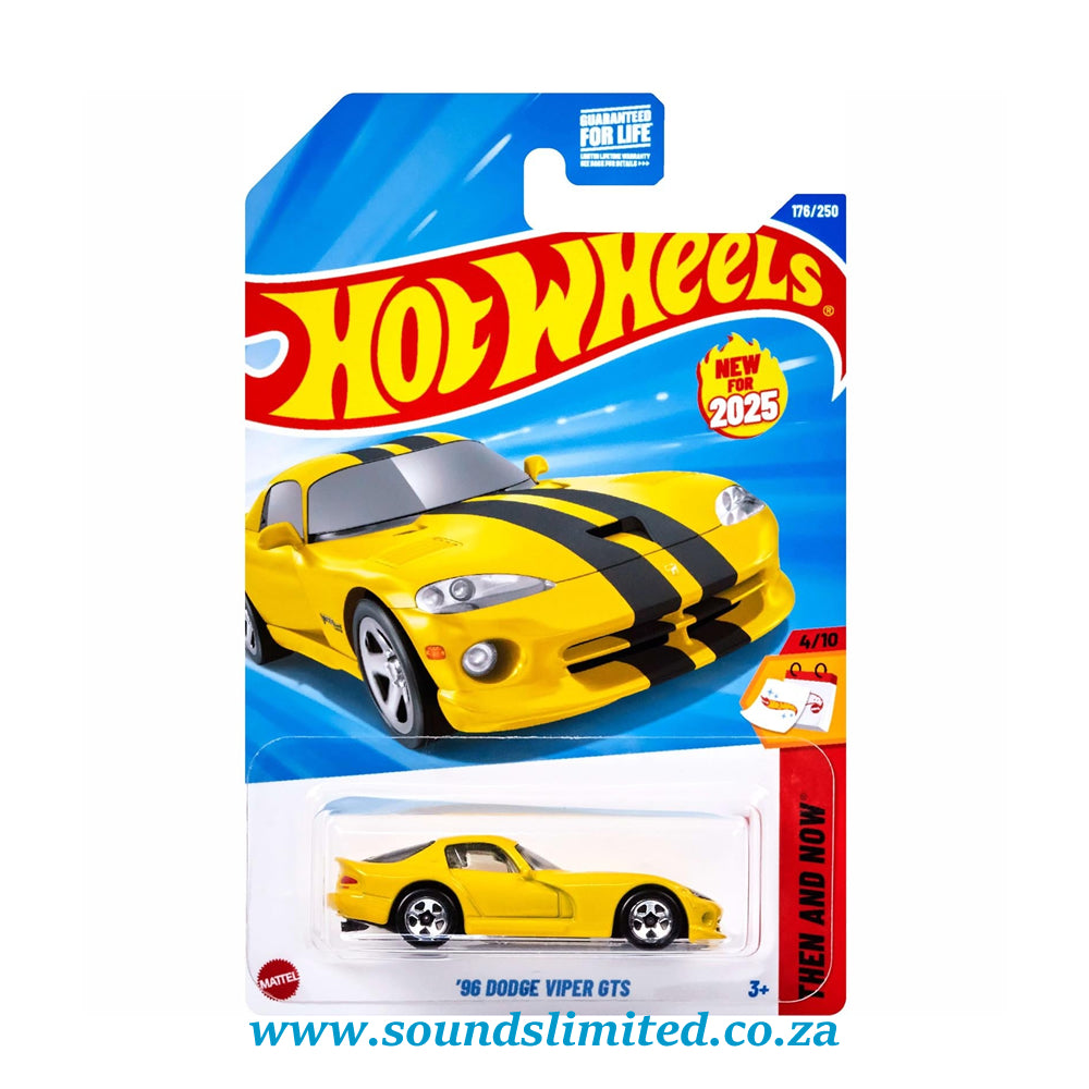 Hot Wheels '96 Dodge Viper GTS JBB95 Long Card