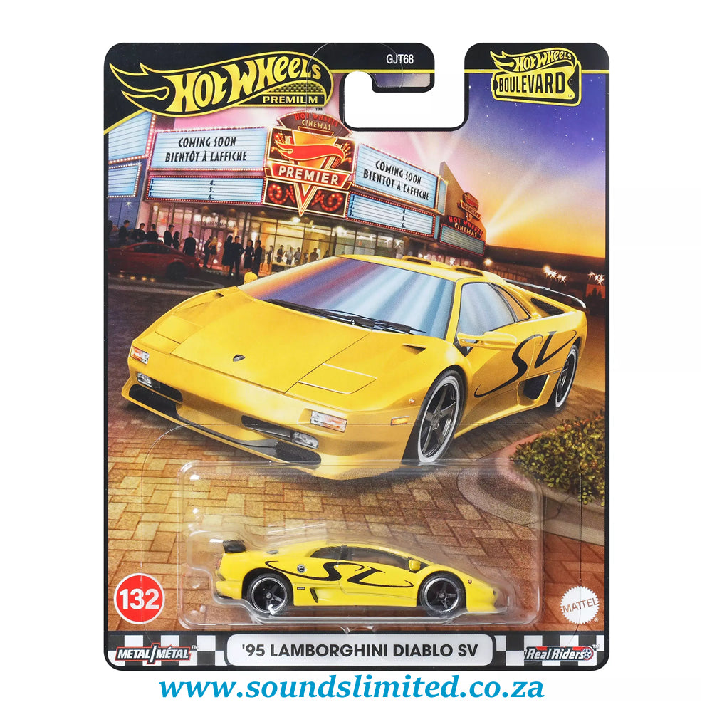 Hot Wheels Boulevard #132 '95 Lamborghini Diablo SV JBL13