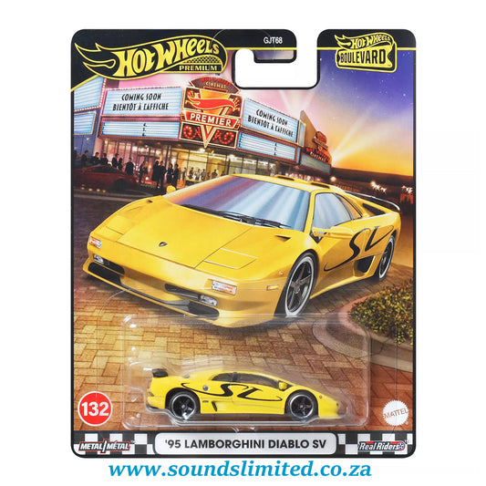 Hot Wheels Boulevard #132 '95 Lamborghini Diablo SV JBL13